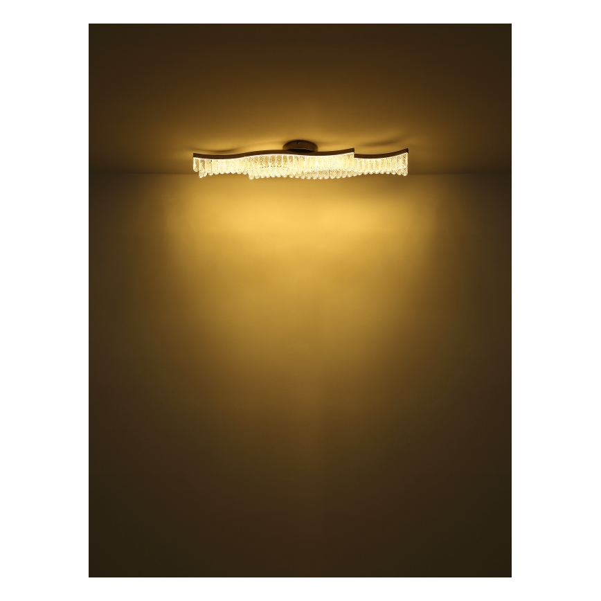 Globo - Светодиодный потолочный светильник LED/35W/230V 3200K 18x108 см матовый хром