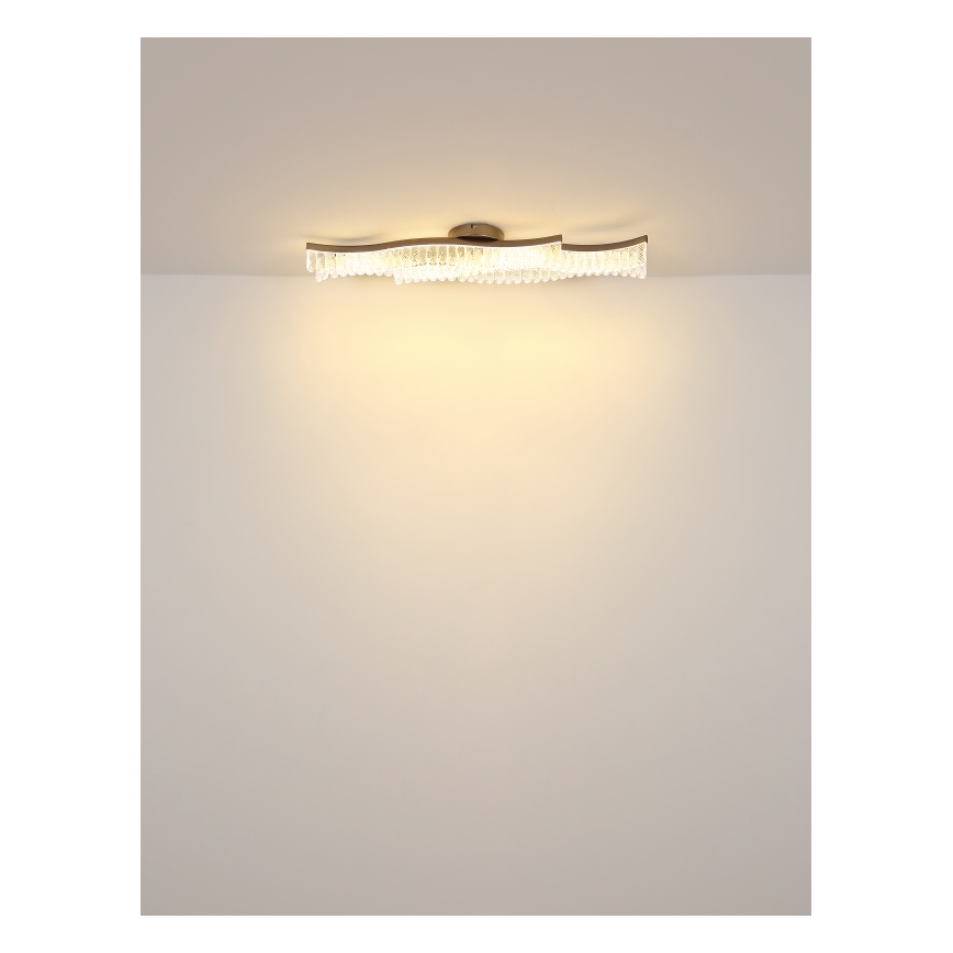 Globo - Светодиодный потолочный светильник LED/35W/230V 3200K 18x108 см матовый хром
