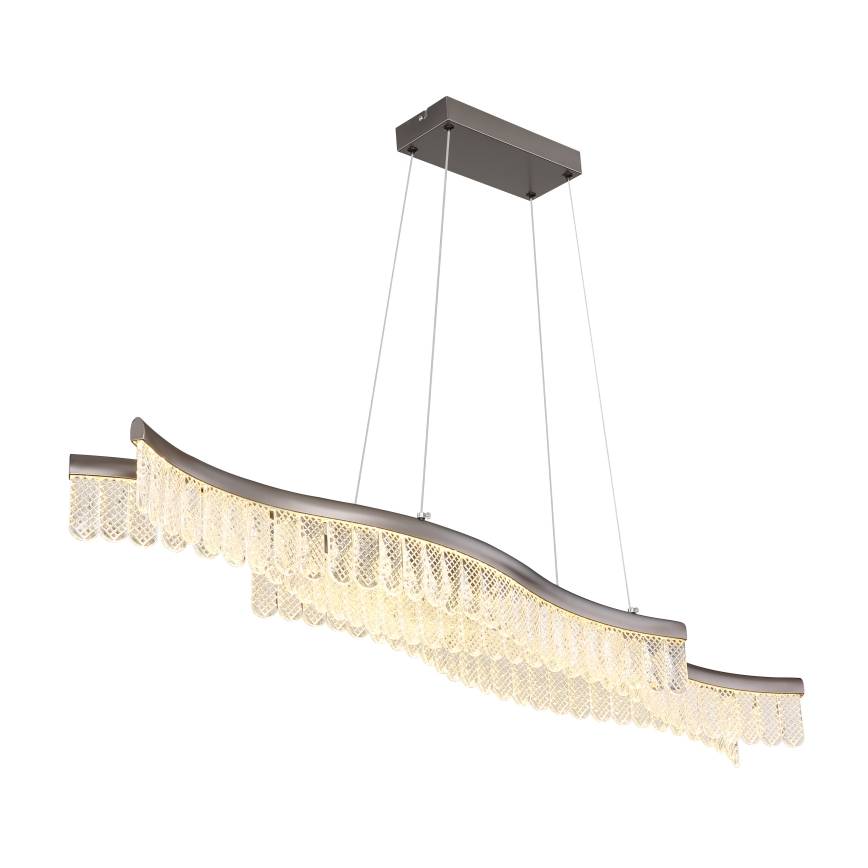 Globo - Світлодіодна підвісна люстра LED/35W/230V 3200K матовий хром