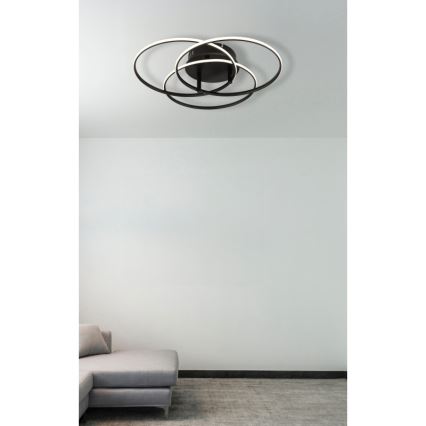 Globo - Стельовий LED світильник LED/40W/230V 4000K діаметр 45,6 см чорний