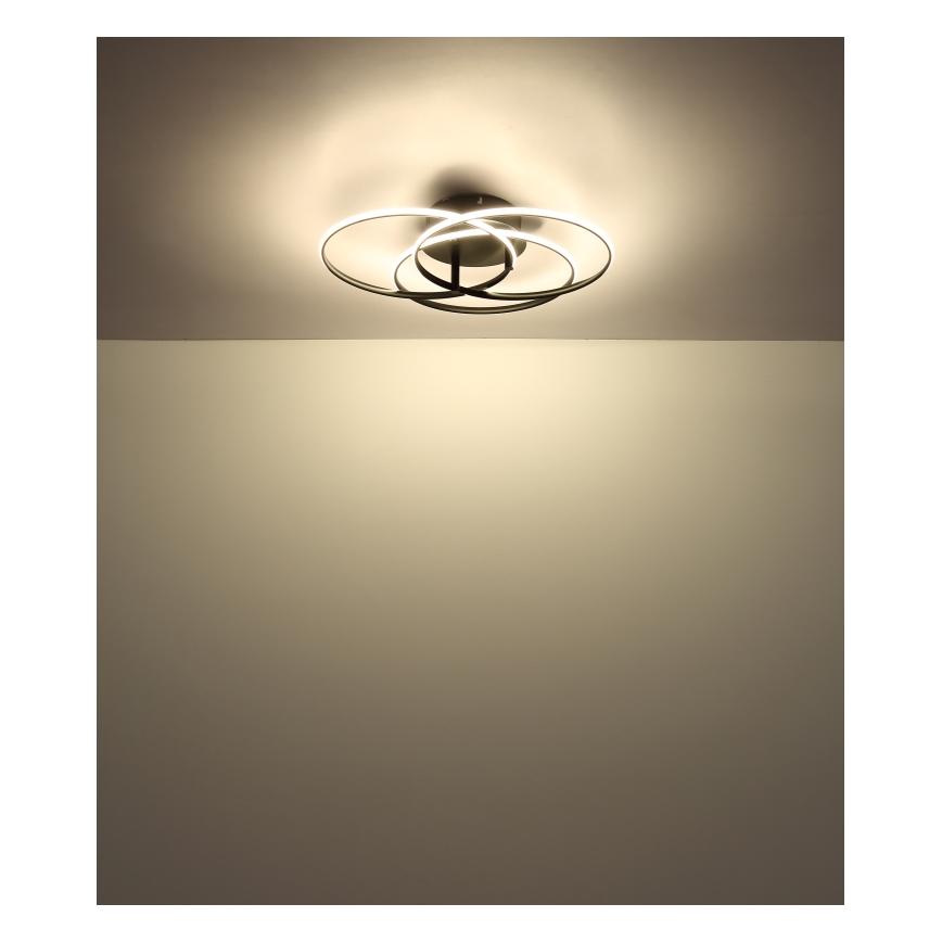 Globo - Стельовий LED світильник LED/40W/230V 4000K діаметр 45,6 см чорний