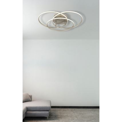 Globo - Стельовий LED світильник LED/40W/230V 4000K діаметр 45,6 см матовий хром