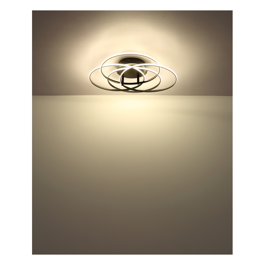 Globo - Стельовий LED світильник LED/55W/230V 4000K діаметр 51,5 см чорний