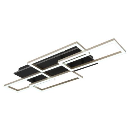 Globo - LED Диммируемый потолочный светильник LED/40W/230V 2700-6500K 32,5x87,5 cm черный + пульт дистанционного управления