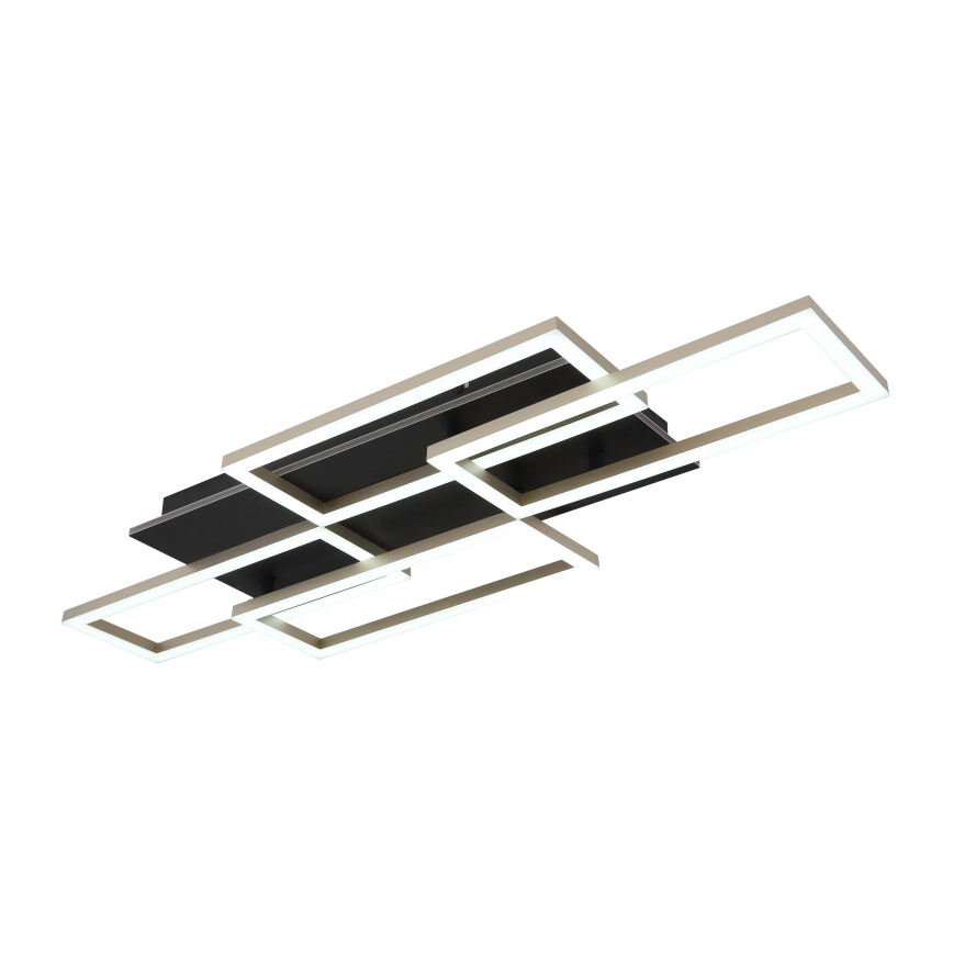 Globo - LED Диммируемый потолочный светильник LED/40W/230V 2700-6500K 32,5x87,5 cm черный + пульт дистанционного управления