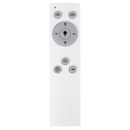 Globo - LED Диммируемый потолочный светильник LED/40W/230V 2700-6500K 32,5x87,5 cm черный + пульт дистанционного управления