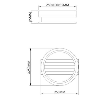 Globo - LED потолочный светильник LED/10W/230V 3000/4200/600K 25x25 см
