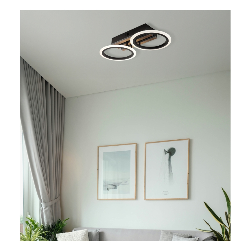 Globo - LED стельовий світильник LED/15W/230V 3000/4200/600K 21x44,5 см