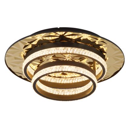 Globo - Стельовий LED світильник LED/24W/230V 3000K 40x50,5 см чорний/золотий