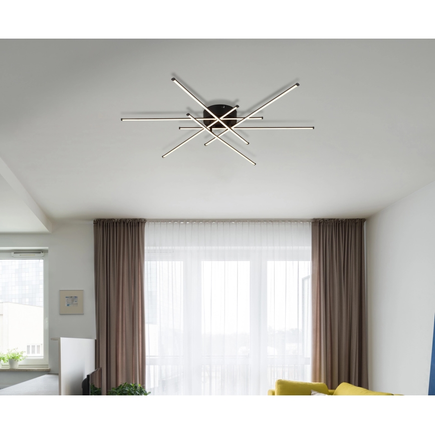 Globo - Стельовий LED світильник LED/40W/230V 3000K чорний