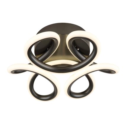 Globo - Светодиодный потолочный светильник LED/24Вт/230В 2700/4000/6000К диаметр 26 см черный