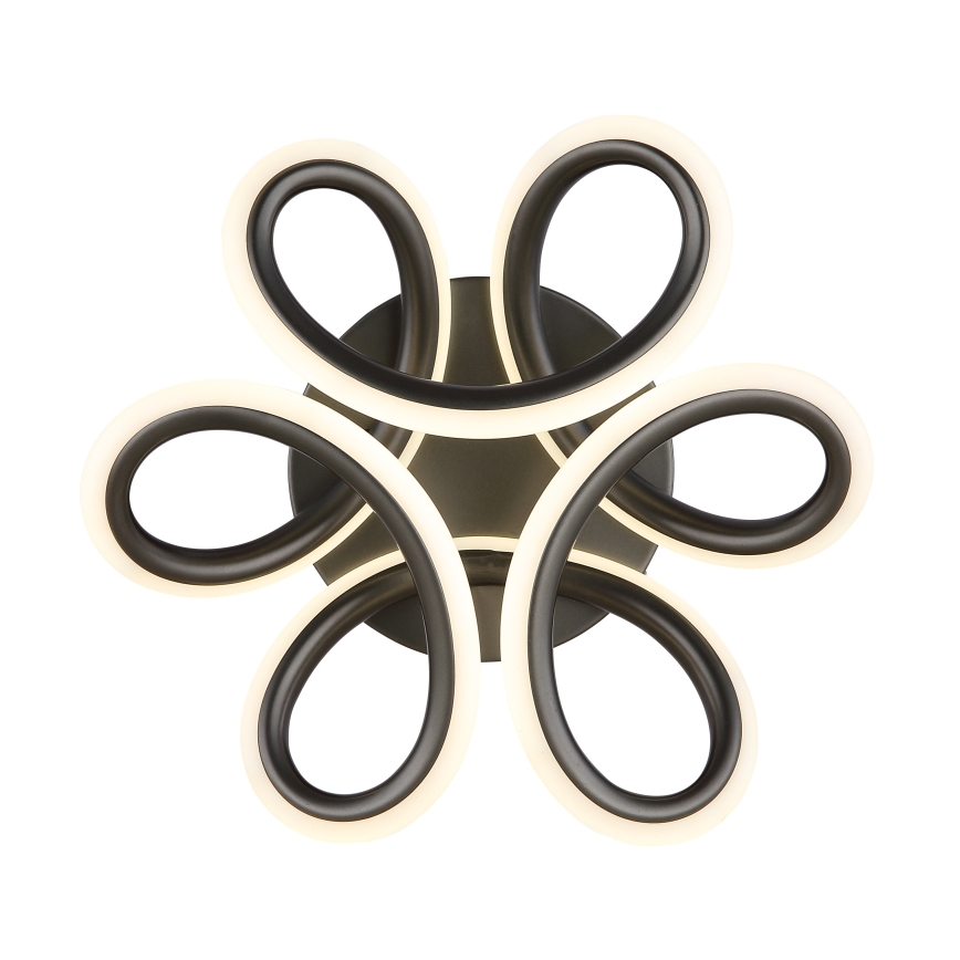 Globo - Светодиодный потолочный светильник LED/24Вт/230В 2700/4000/6000К диаметр 26 см черный