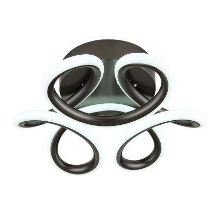 Globo - Светодиодный потолочный светильник LED/24Вт/230В 2700/4000/6000К диаметр 26 см черный