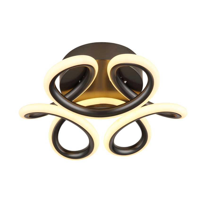 Globo - Світильник стельовий LED/24W/230V 2700/4000/6000K діам. 26 см чорний