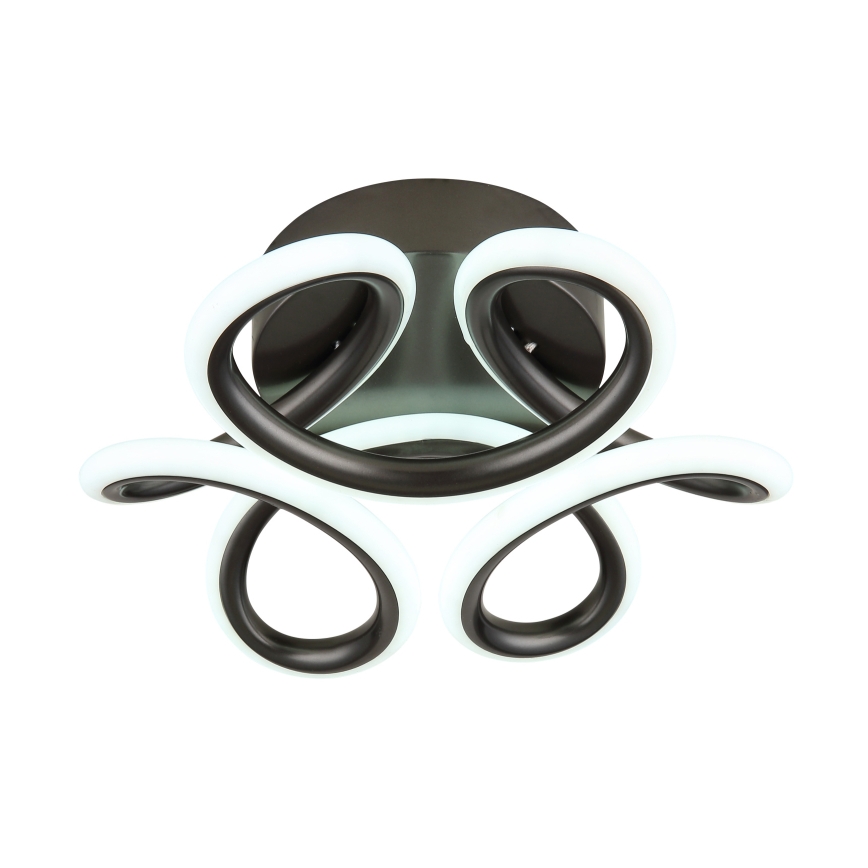 Globo - Світильник стельовий LED/24W/230V 2700/4000/6000K діам. 26 см чорний