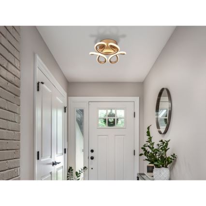 Globo - Стельовий LED світильник LED/24W/230V 2700/4000/6000K діаметр 26 см золотий