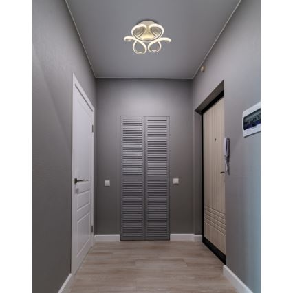 Globo - Светодиодный потолочный светильник LED/24W/230V 2700/4000/6000K диаметр 26 см матовый хром