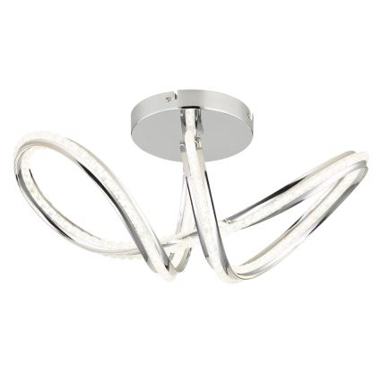 Globo - LED димований стельовий світильник LED/40W/230V 2700-6000K глянцевий хром + дистанційне керування
