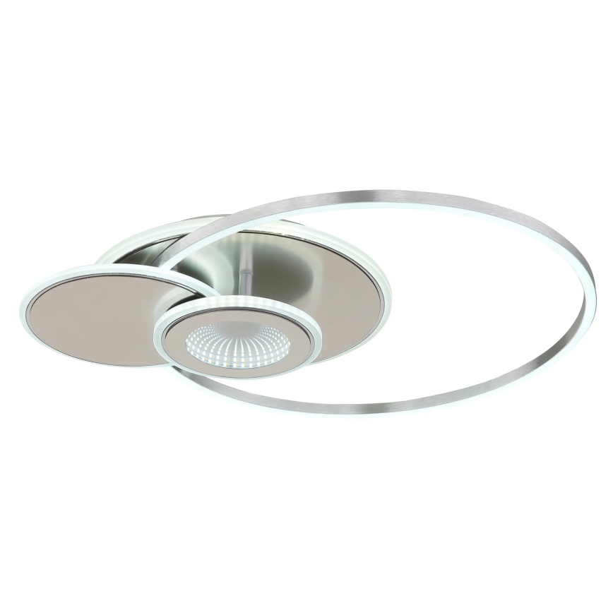 Globo - LED стельовий світильник з регулюванням яскравості LED/24W/230V 2700-6500K сріблястий + пульт дистанційного керування