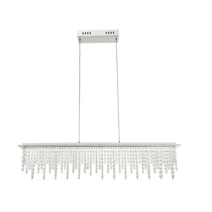 Globo - Кришталева підвісна LED люстра з регулюванням яскравості LED/24W/230V 3000-6000K + пульт дистанційного керування
