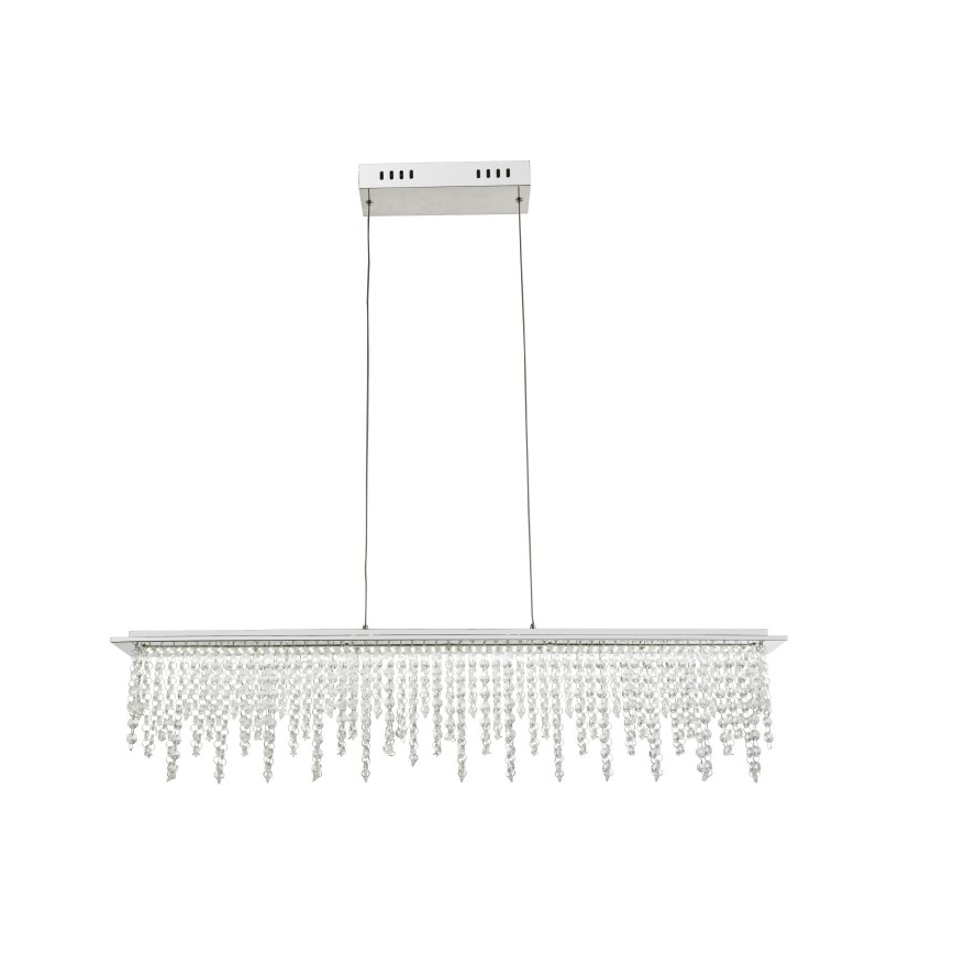 Globo - Кришталева підвісна LED люстра з регулюванням яскравості LED/24W/230V 3000-6000K + пульт дистанційного керування