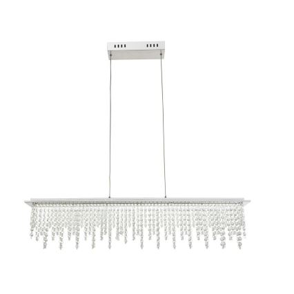 Globo - Кришталева підвісна LED люстра з регулюванням яскравості LED/24W/230V 3000-6000K + пульт дистанційного керування