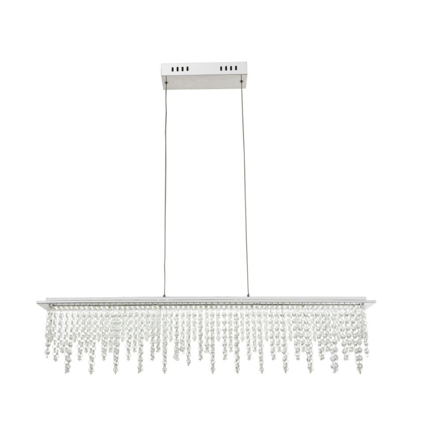Globo - Кришталева підвісна LED люстра з регулюванням яскравості LED/24W/230V 3000-6000K + пульт дистанційного керування