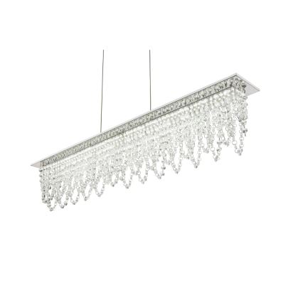 Globo - Кришталева підвісна LED люстра з регулюванням яскравості LED/24W/230V 3000-6000K + пульт дистанційного керування