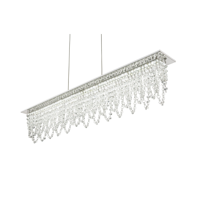Globo - Кришталева підвісна LED люстра з регулюванням яскравості LED/24W/230V 3000-6000K + пульт дистанційного керування