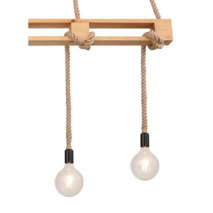 Globo - Підвісна люстра 4xE27/60W/230V сосна