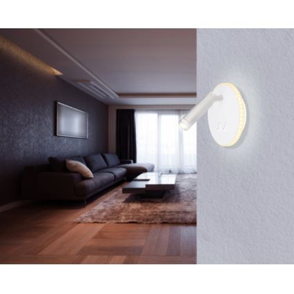 Globo - Настінний точковий LED світильник LED/6W + LED/1W/230V
