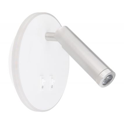 Globo - Настінний точковий LED світильник LED/6W + LED/1W/230V