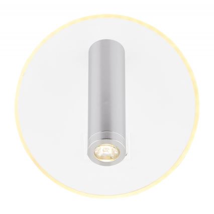 Globo - Светодиодный настенный точечный светильник LED/6W + LED/1W/230V