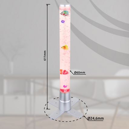 Globo - Светодиодная декоративная RGB-лампа 9xLED/0,06W/230V