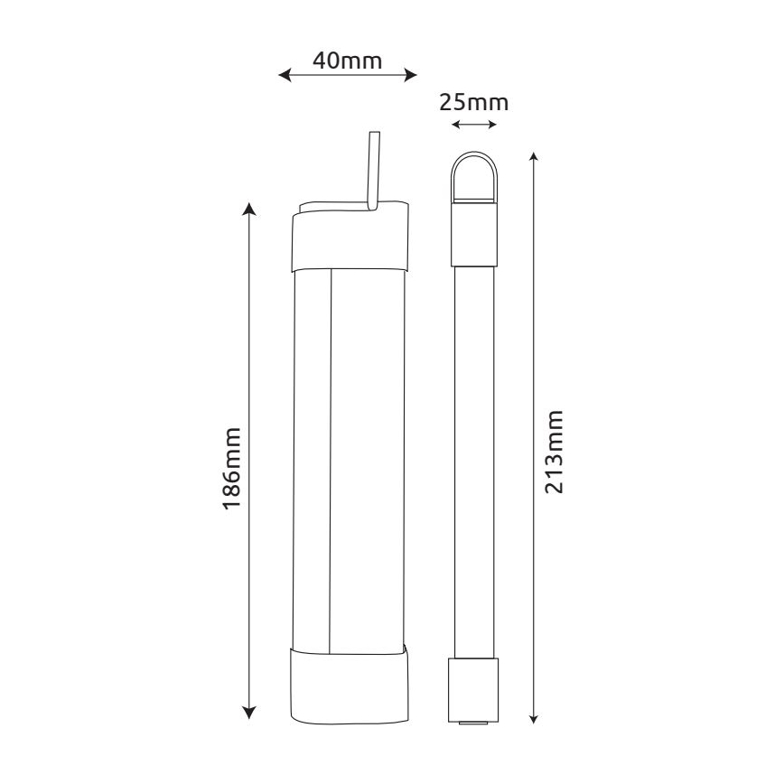 Globo - LED підсвітка для полиці 3 в 1 LED/2W/5V 3000/4000/7000K 800 мАг