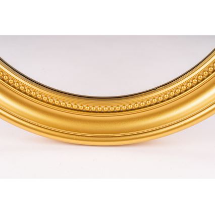 Globo - настінне дзеркало, діаметр 39 см, золоте