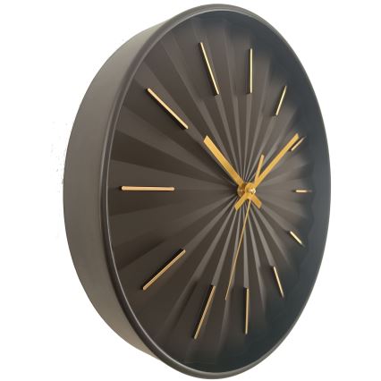 Globo - Настенные часы, диаметр 30,5 см, 1xAA, чёрные