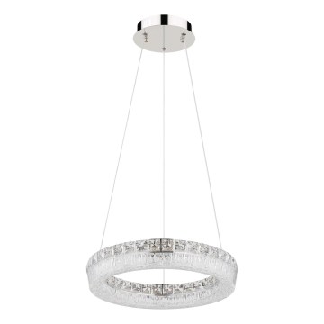 Globo - диммируемая LED-люстра на тросе LED/24W/230V 2700-6000K прозрачная + пульт дистанционного управления