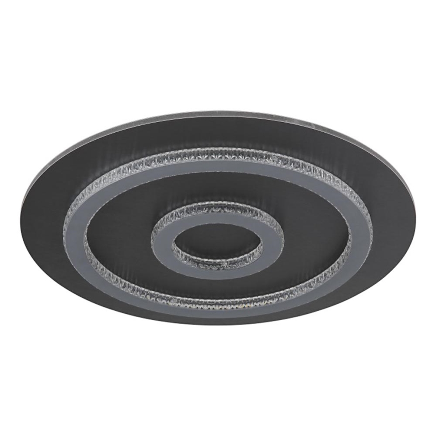 Globo - Димований LED-стельовий світильник LED/40W/230V 3000-6500K, діаметр 45 cm, антрацит + пульт дистанційного керування