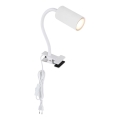Globo - Гнучка лампа з кліпсою 1xGU10/25W/230V біла