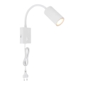 Globo - Гнучка настінна лампа 1xGU10/25W/230V біла