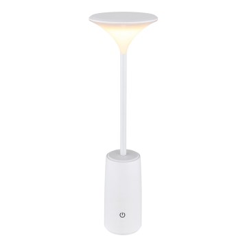 Globo - LED Акумуляторна сенсорна настільна лампа з регулюванням яскравості LED/1,2W/3,7V 3000K 1500mAh білий
