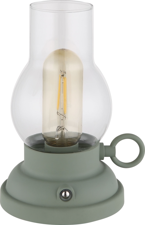 Globo - LED Акумуляторна сенсорна настільна лампа з регулюванням яскравості LED/1W/3,7V 1200 mAh зелений