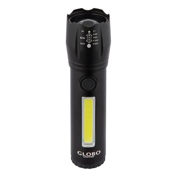 Globo - LED акумуляторний ліхтар LED/3W/5V + COB/3W 5500K 1200 мАг