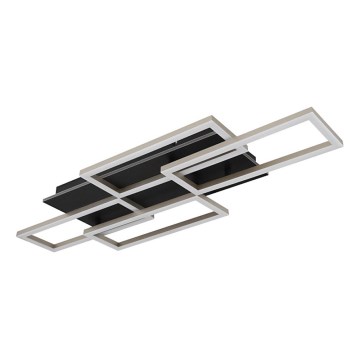 Globo - LED Диммируемый потолочный светильник LED/40W/230V 2700-6500K 32,5x87,5 cm черный + пульт дистанционного управления