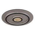 Globo - LED Диммируемый потолочный светильник LED/40Вт/230В 3000-6500К диаметр 45 см чёрный + пульт дистанционного управления