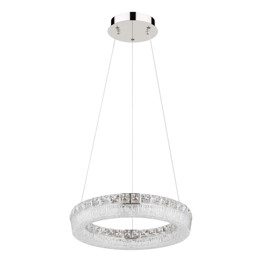 Globo - LED димована люстра на тросі LED/24W/230V 2700-6000K прозора + дистанційне керування