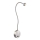 Globo - LED Гнучка лампа LED/3W/230V глянцевий хром