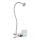 Globo - LED Гнучка лампа з затискачем LED/3W/230V матовий хром