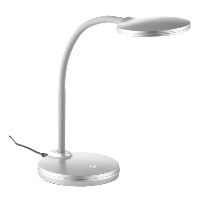 Globo - LED Гнучка сенсорна настільна лампа з регулюванням яскравості LED/4,6W/230V срібний